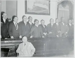 Fiorello LaGuardia with Members of House