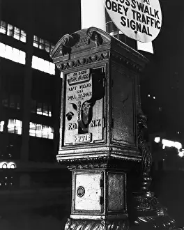 Corner Prints: Fire Alarm On Street Corner