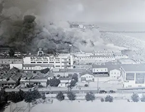 Amusement Park Prints: Fire at Coney Island