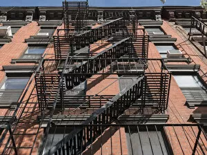 Images Dated 26th April 2018: Fire escape ladders