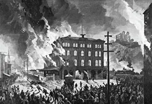 Cargo Prints: Fire During Railway Strike