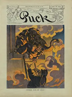 Smoke Prints: Fireman, save my child!