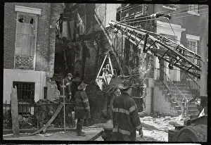 Firemen and Equipment for Building Inspection