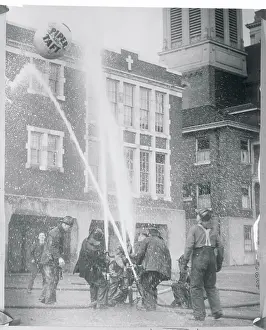 Festivity Prints: Firemen Playing Game