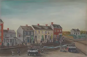 Firemen Prints: Firemen's Washing Day
