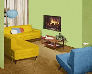 Fireplace in Living Room