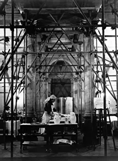 Scaffolding Prints: First Aid Post