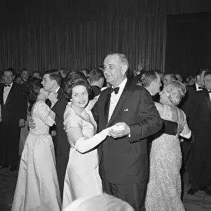 Inaugural Prints: First Couple Dancing at Inaugural Ball