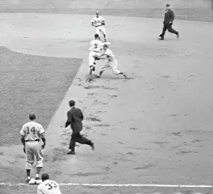 Jogger Prints: First Double Play of the 1955 World Series