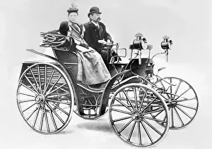 Inventor Prints: First Four-Wheeled Benz Automobile