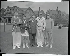 Queens Prints: First Group Portrait of 1937 United States Davis Cup Team