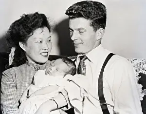 Daughter Prints: First Korean War Bride and Baby in US