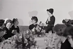 First Lady Jackie Kennedy at Luncheon