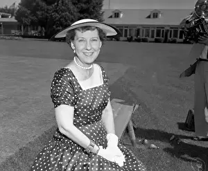 Polka Dots Prints: First Lady Mamie Eisenhower in Easter Dress