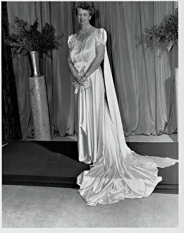 First Lady Models Inauguration Gown