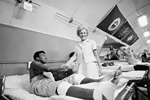 First Lady Patricia Nixon Shaking Hands With Soldier