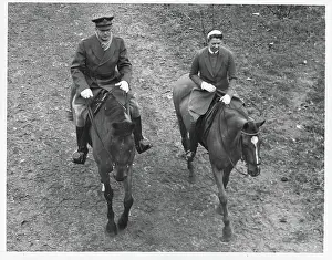 Military Personnel Prints: First Lady Riding a Horse
