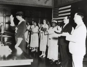 Applauding Prints: First Lady Speaks At Negro Education Conference