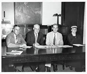 Harry A Prints: First Meeting of National Labor Relations Board