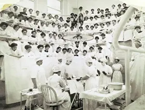 Clinic Prints: First Operation By Women Surgeons