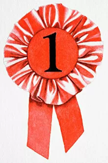 Images Dated 22nd February 2007: First place rosette