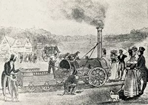 Images Dated 28th September 2018: First train from Stockton to Darlington on 27 September 1825