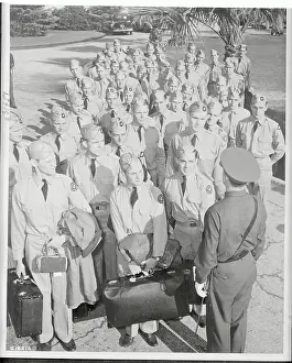 First Wartime Class Cadets Reporting for Assignments