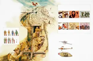Violence Prints: First World War, trench warfare