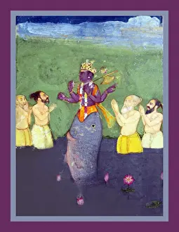 The fish avatar Matsya