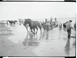 Endurance Prints: Fisherman Traveling Across River
