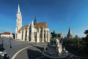 Business Finance And Industry Collection: Fishermans Bastion and Matthias Church