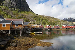 Scandinavian Culture Gallery: Fishermans huts in SakrisA┼¥ya