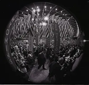 Fisheye Lens Prints: Fisheye Of Convention Hall
