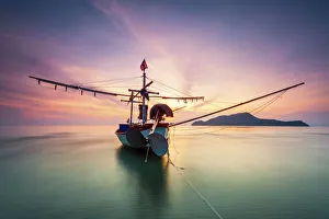 Images Dated 16th May 2011: A fishing boat on Samroiyod beach