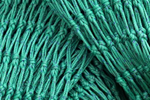 Images Dated 16th June 2014: Fishing nets in the harbor of Husavik, Iceland