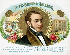 Cigar Box Prints: Fitz-Greene Halleck On Cigar Box