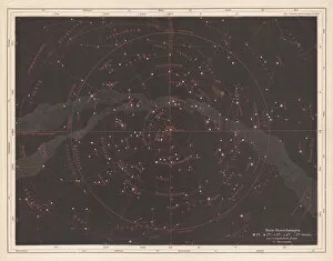 Images Dated 20th May 2015: Fixed stars of the northern sky, published in 1875