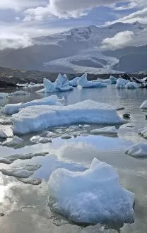 Images Dated 6th September 2011: Fjallsarlon glacier lake, Southern Region, Iceland