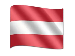 Flags Of The World Prints: Flag of Austria