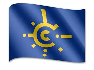 Collaboration Prints: Flag of Central European Free Trade Agreement, CEFTA