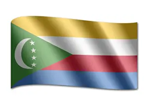 Flags Of The World Prints: Flag of the Comoros