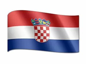 Southeast Europe Gallery: Flag of Croatia