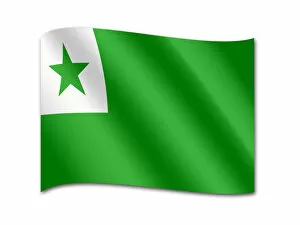 Organisation Gallery: Flag of the Esperanto international auxiliary language
