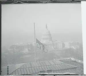 Flag Flying at Half Mast