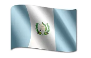 Middle America Prints: Flag of Guatemala