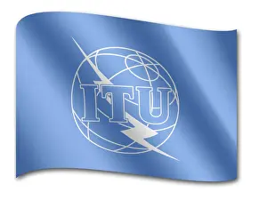 Telecommunication Prints: Flag of the International Telecommunication Union, ITU