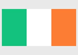 Illustrative Technique Gallery: Flag of Ireland Illustration