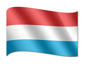 Benelux Prints: Flag of Luxembourg