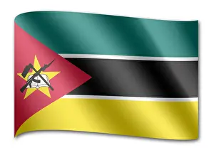 Mozambique Prints: Flag of Mozambique