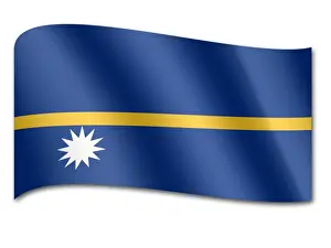 Micronesia Prints: Flag of Nauru